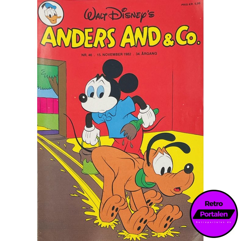 Anders And 1982 Nr. 46 m. Indl�g