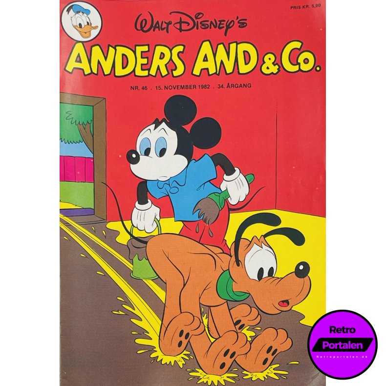 Anders And 1982 Nr. 46 m. Indlg