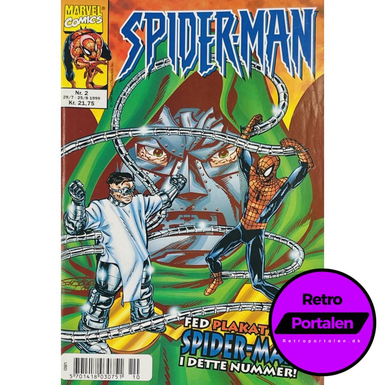 Spider-Man 1999 Nr. 2 m. Plakat