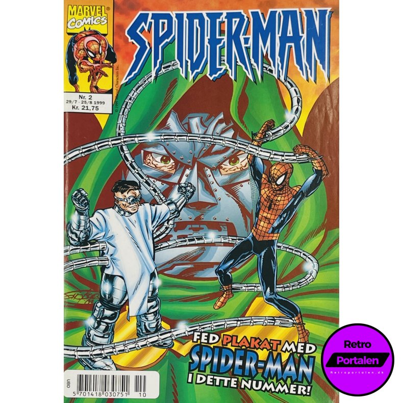Spider-Man 1999 Nr. 2 m. Plakat