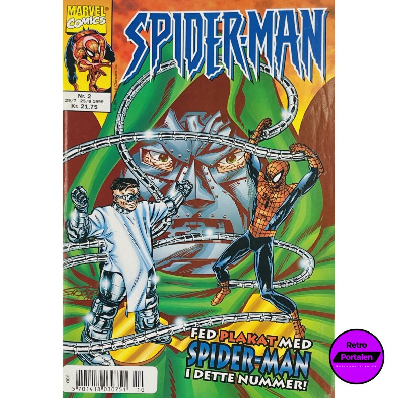 Spider-Man 1999 Nr. 2 m. Plakat