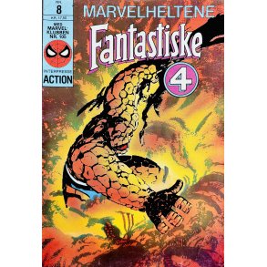 Marvelheltene Fantastiske 4 1987 Nr. 8 (Dansk) (Marvel) (Tegneserie)