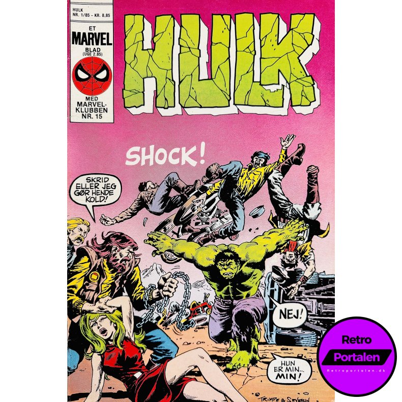 Hulk 1984 Nr. 1 (Dansk) (Marvel) (Tegneserie)