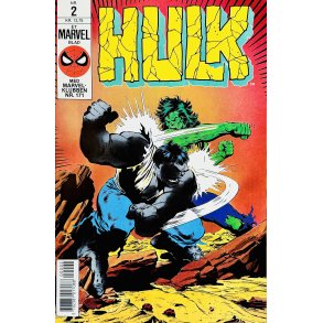 Hulk 1990 Nr. 2 (Dansk) (Marvel) (Tegneserie)