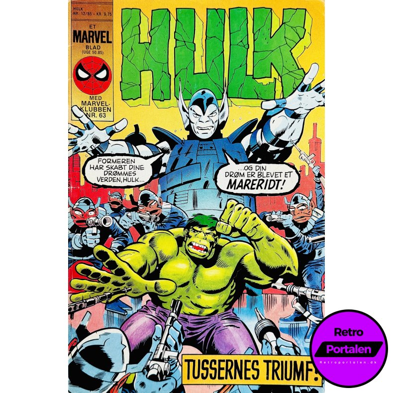 Hulk 1985 Nr. 12 (Dansk) (Marvel) (Tegneserie)