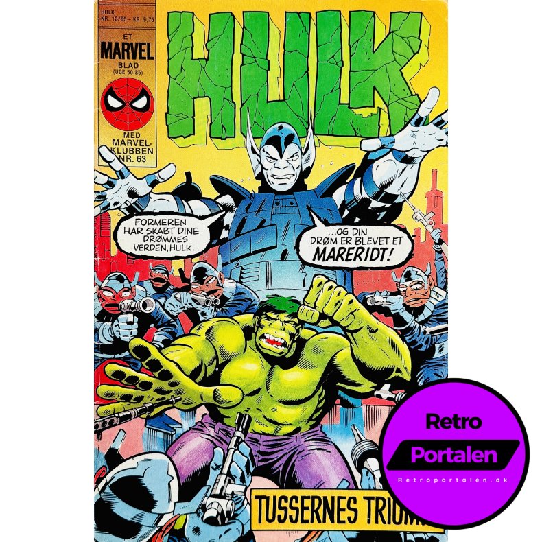 Hulk 1985 Nr. 12 (Dansk) (Marvel) (Tegneserie)