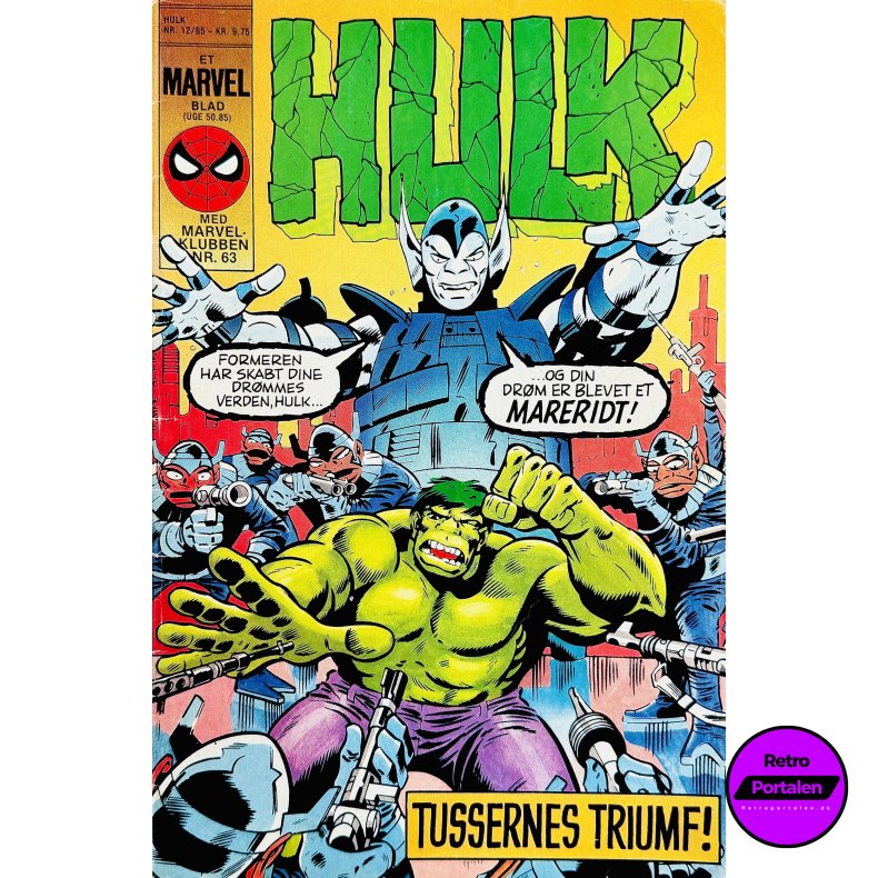 Hulk 1985 Nr. 12 (Dansk) (Marvel) (Tegneserie)