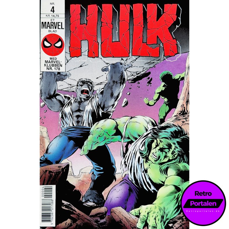 Hulk 1990 Nr. 4 (Dansk) (Marvel) (Tegneserie)