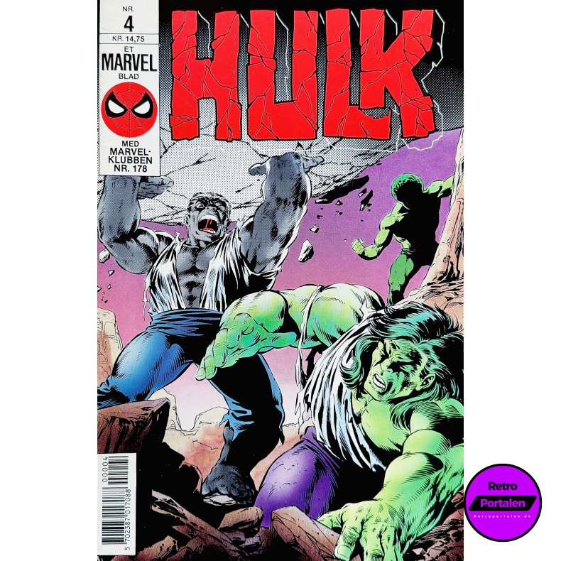 Hulk 1990 Nr. 4 (Dansk) (Marvel) (Tegneserie)