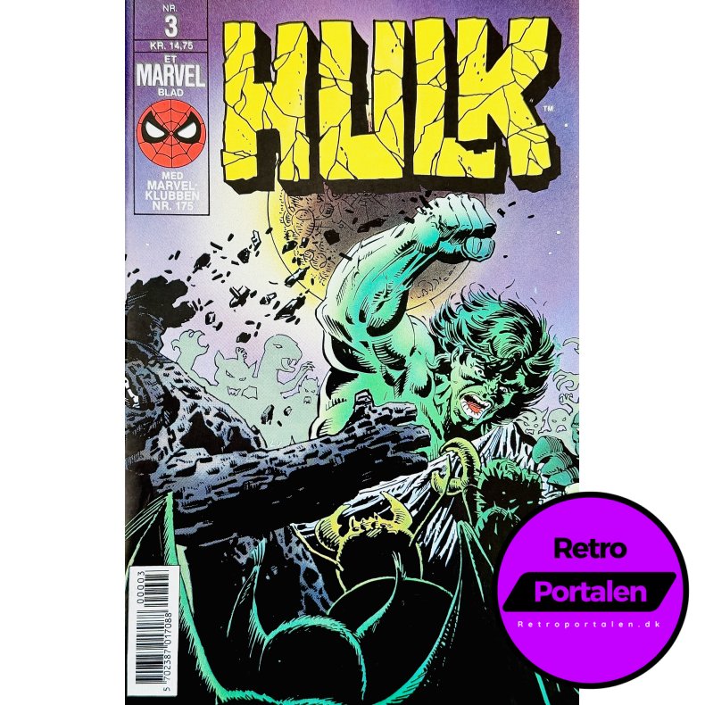 Hulk 1990 Nr. 3 (Dansk) (Marvel) (Tegneserie)