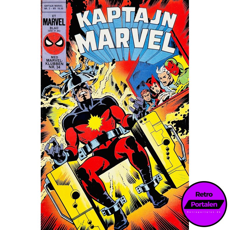 Kaptajn Marvel 1985 Nr. 2 (Dansk) (Marvel / Interpresse) (Tegneserie)