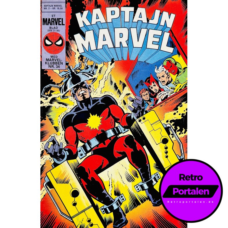 Kaptajn Marvel 1985 Nr. 2 (Dansk) (Marvel / Interpresse) (Tegneserie)