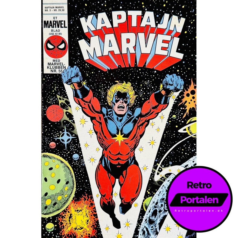 Kaptajn Marvel 1985 Nr. 3 (Dansk) (Marvel) (Tegneserie)