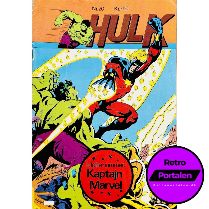 Hulk 1982 Nr. 20 (Dansk) (Marvel Comics) (Tegneserie)