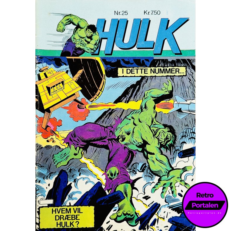 Hulk 1982 Nr. 25 (Dansk) (Marvel Comics) (Tegneserie)