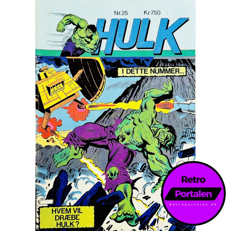 Hulk 1982 Nr. 25 (Dansk) (Marvel Comics) (Tegneserie)
