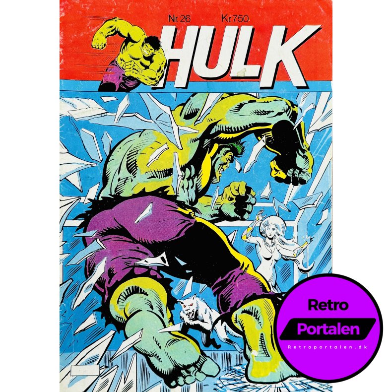 Hulk 1982 Nr. 26 (Dansk) (Marvel Comics) (Tegneserie)