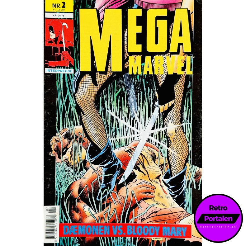 Mega Marvel 1992 Nr. 2: Fantastic Four (Dansk) (Marvel) (Tegneserie)