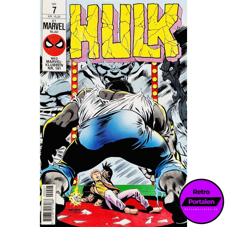 Hulk 1991 Nr. 7 (Dansk) (Marvel) (Tegneserie)