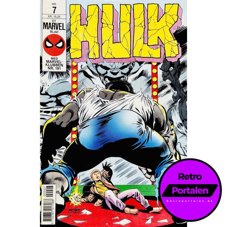 Hulk 1991 Nr. 7 (Dansk) (Marvel) (Tegneserie)