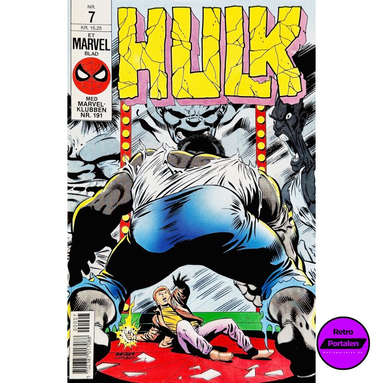Hulk 1991 Nr. 7 (Dansk) (Marvel) (Tegneserie)