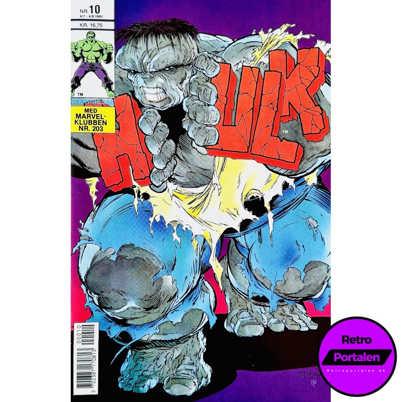 Hulk 1991 Nr. 10 (Dansk) (Interpresse) (Tegneserie)
