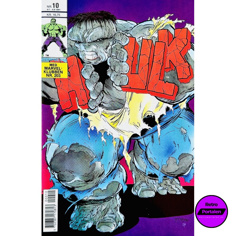 Hulk 1991 Nr. 10 (Dansk) (Interpresse) (Tegneserie)