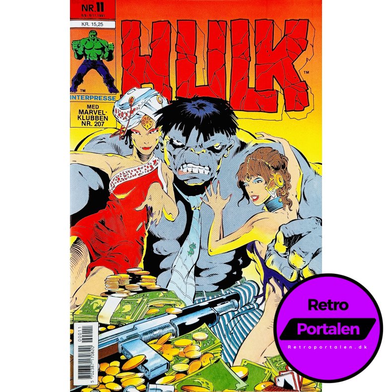 Hulk 1991 Nr. 11 (Dansk) (Interpresse) (Tegneserie) 
