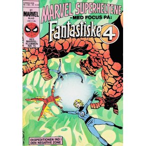 Marvel Superheltene Med Focus P�: Fantastiske 4 Nr. 2 (1986) (Dansk) (Marvel) (Tegneserie)