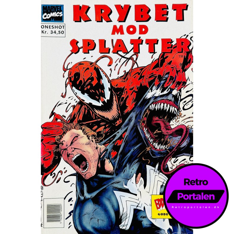Krybet Mod Splatter 1996 (Marvel Comics) (Dansk) (Tegneserie)