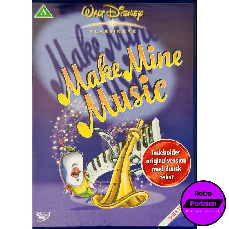 Make Mine Music (Nr. 8 Walt Disney Klassikere) (DVD) (NY) (Forsegling Er Brudt Enkelte Steder)