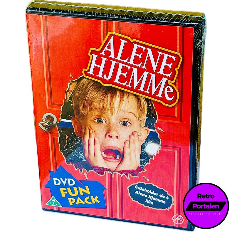 Alene Hjemme DVD Fun Pack (4 Film) (DVD) (NY)