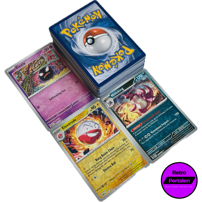 Retroportalen Pokmon Kort Pakke (100 stk.) (000098)
