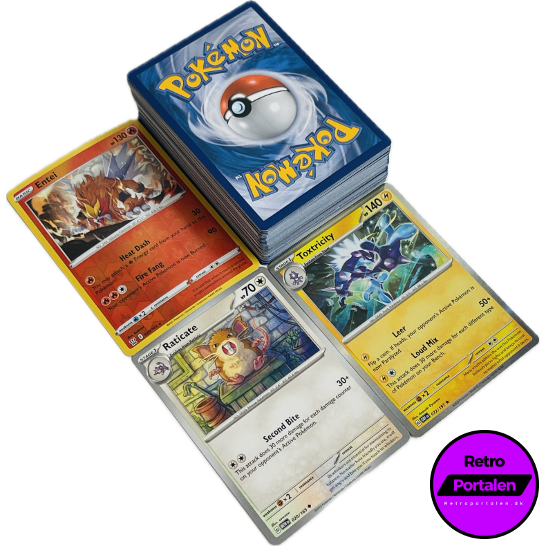 Retroportalen Pok�mon Kort Pakke (100 stk.) (000092)