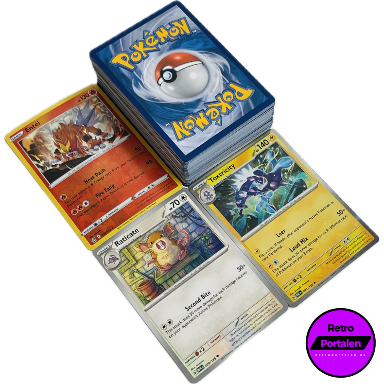 Retroportalen Pokmon Kort Pakke (100 stk.) (000092)