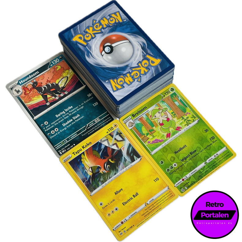 Retroportalen Pok�mon Kort Pakke (100 stk.) (000086)