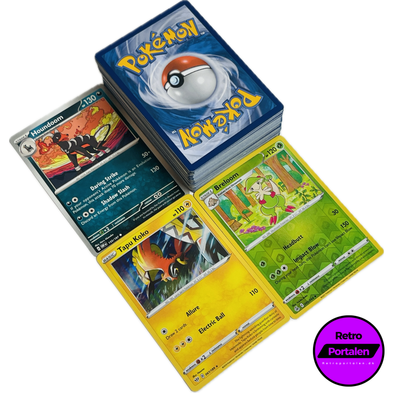 Retroportalen Pokmon Kort Pakke (100 stk.) (000086)