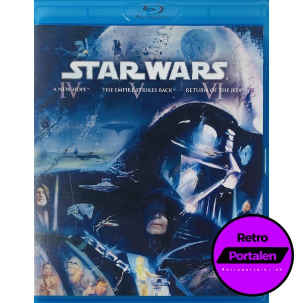 Star Wars 3 Disc Set (A New Hope + The Empire Strikes Back + Return Of The Jedi) (Blu-Ray)