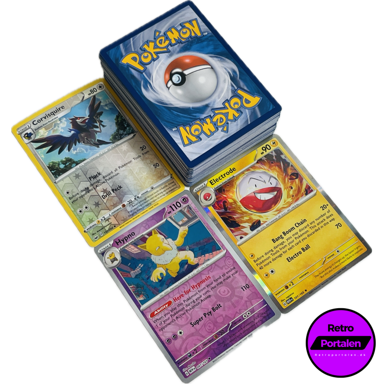 Retroportalen Pokmon Kort Pakke (100 stk.) (000073)