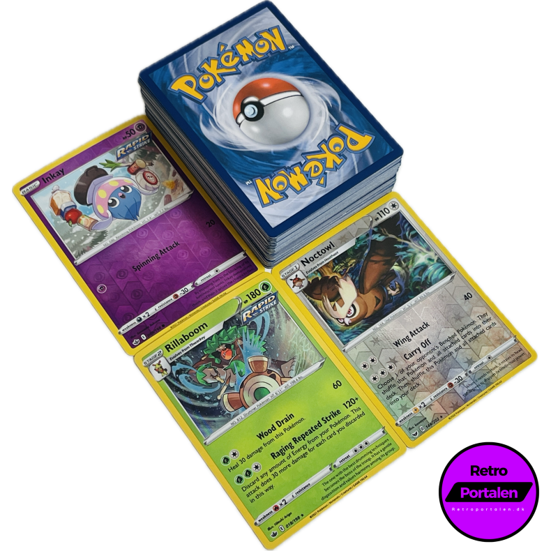 Retroportalen Pokmon Kort Pakke (100 stk.) (000067)