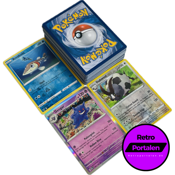 Retroportalen Pokmon Kort Pakke (100 stk.) (000063)