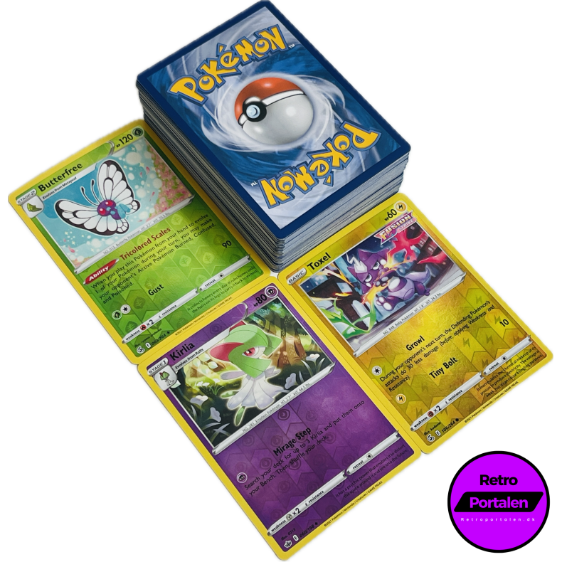 Retroportalen Pokmon Kort Pakke (100 stk.) (000058)