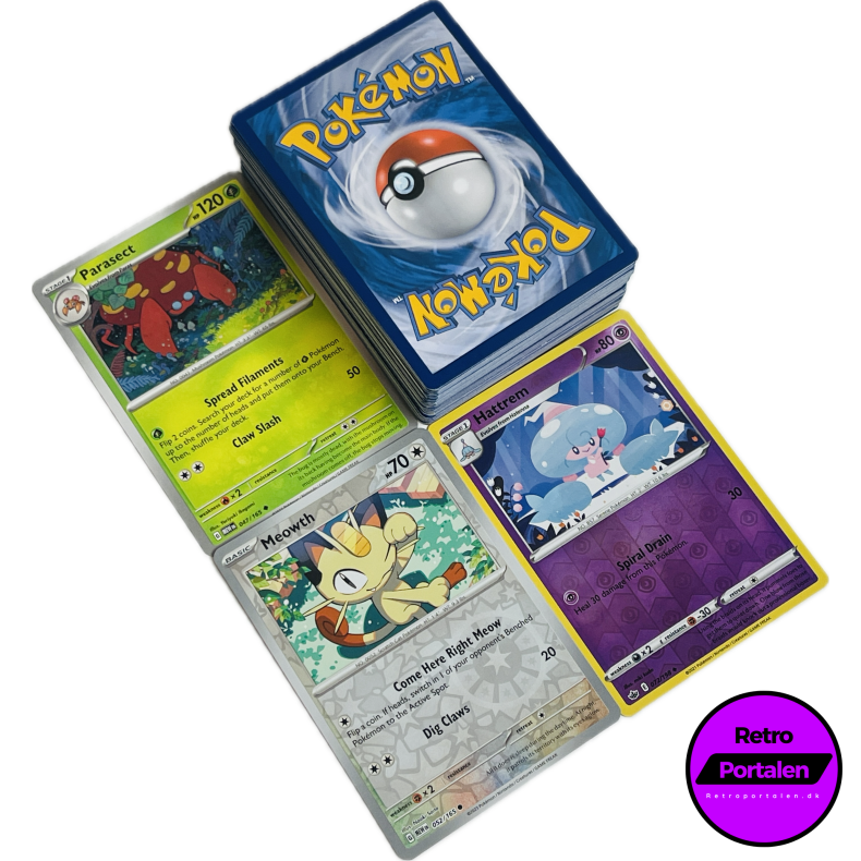 Retroportalen Pokmon Kort Pakke (100 stk.) (000049)