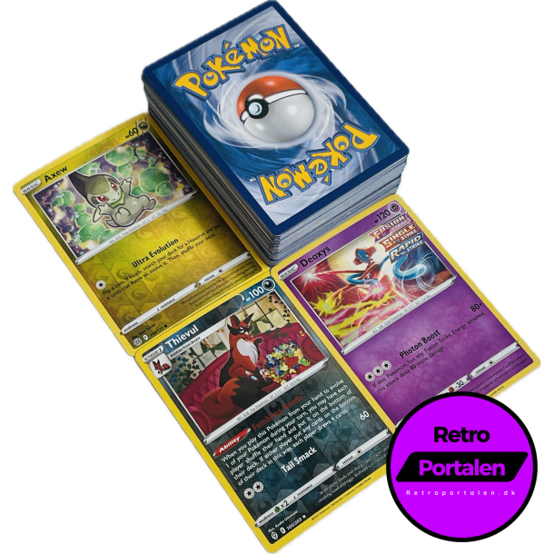 Retroportalen Pokmon Kort Pakke (100 stk.) (000044)