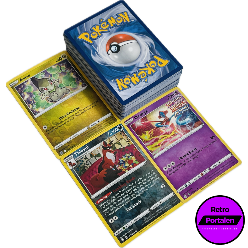 Retroportalen Pok�mon Kort Pakke (100 stk.) (000044)