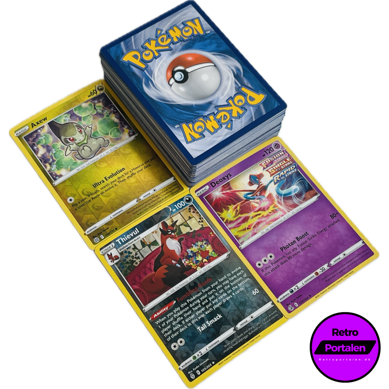 Retroportalen Pokmon Kort Pakke (100 stk.) (000044)