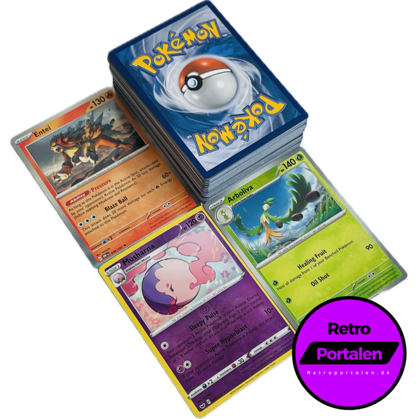 Retroportalen Pokmon Kort Pakke (100 stk.) (000035)