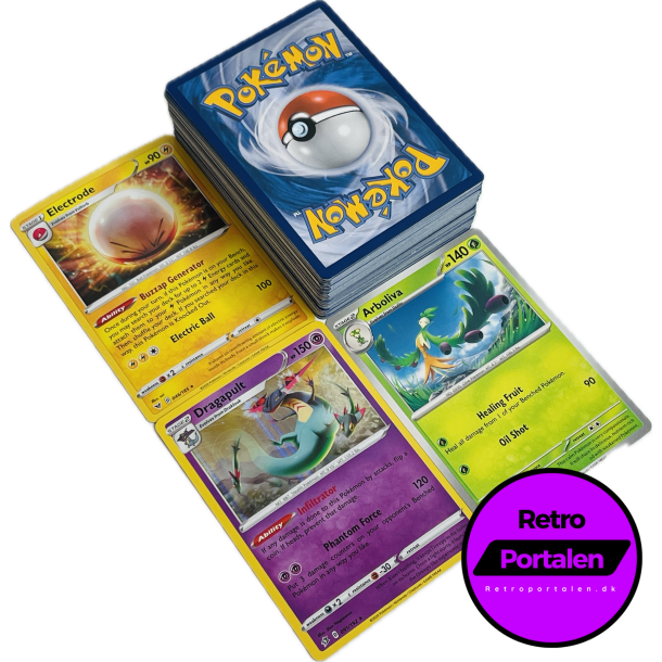 Retroportalen Pokmon Kort Pakke (100 stk.) (000034)