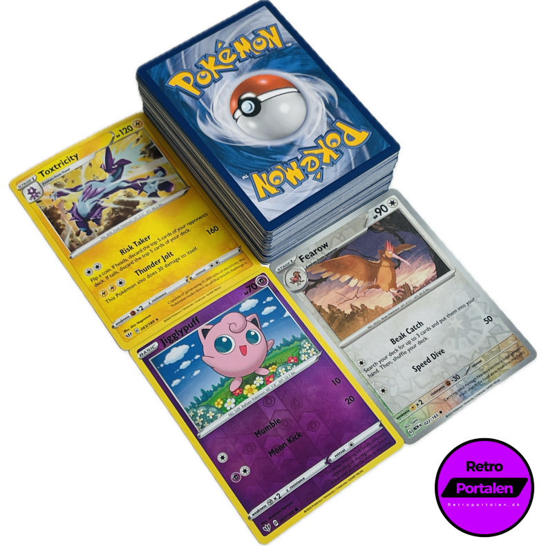 Retroportalen Pokmon Kort Pakke (100 stk.) (000029)