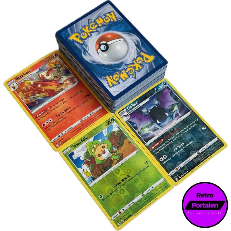 Retroportalen Pok�mon Kort Pakke (100 stk.) (000027)